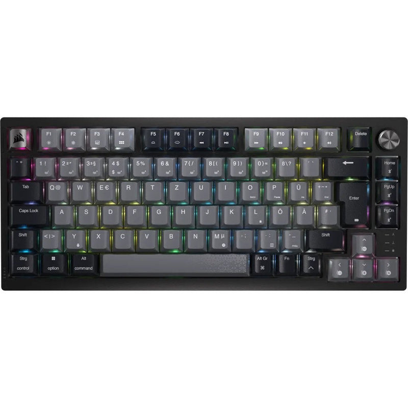 Corsair K65 Plus Mechanical Gaming Keyboard, Rgb, Nd Layout, Wireless, Black