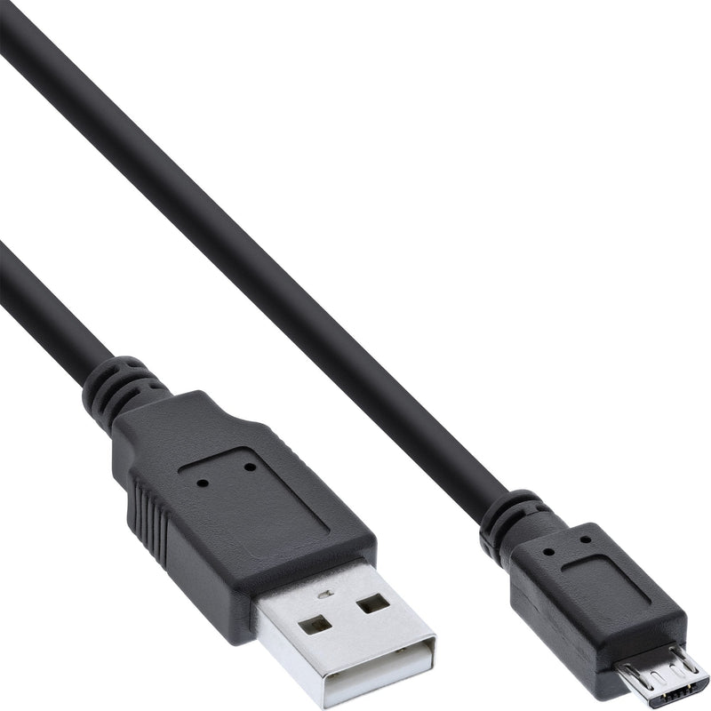 Inline Cable Micro USB 2.0 Type a Male a Micro B Male Black 1,8M