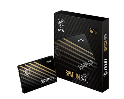 MSI Hard Drive Spatium S270 2.5 960GB SSD SATA3 3D Nand — image 1