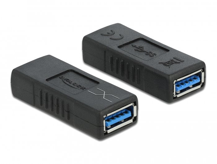 Delock Adapter USB 3.0 Typ-a Hchse Typ-a Hchse Gekreuzt