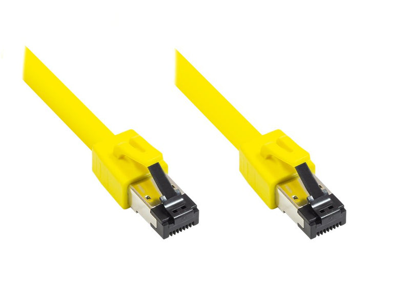 Good Connections Rns® Network Cable CAT.8.1, S FTP, Pimf, Halogenfrei (lszh), 2000MHZ, 40GBIT S, Yellow 5M, ®