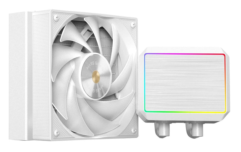 Mars Gaming Refrigeracion Liquida Ml-proii 120 White 120MM / 1X Fan / 800-2000 Rpm / PWM 4 Pin / Tdp 300W