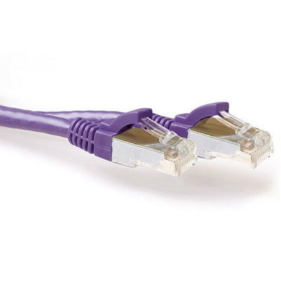 Purple 7.00 Meter SFTP CAT.6A Patch Cable Snagless With RJ45 Connectors — image 1