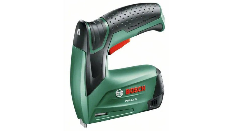 Bosch Stapler a Battery Ptk 3,6 Li, Stapler Eléctrica Green Incl. 1.000 Staples 603968200