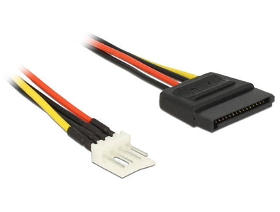 Delock Cable Power SATA 15PIN - Floppy 4PIN M/M 0.24M — image 1