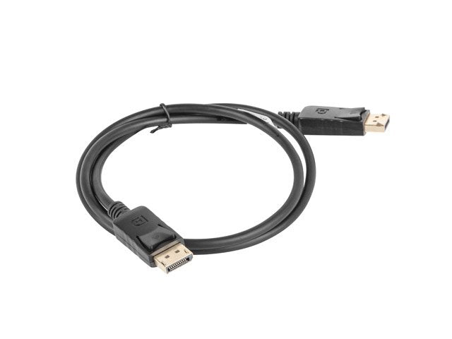 Lanberg Cable CA-DPDP-10CC-0010-BK DisplayPort Male/Male Maxima Resolution 4K 1 Tape Measure