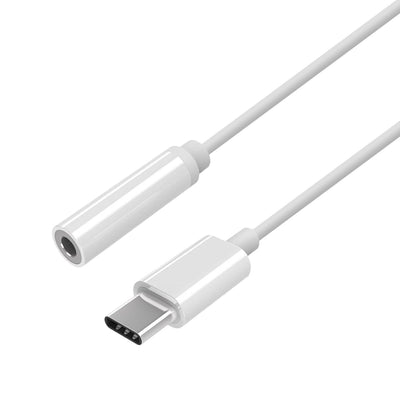 Aisens Converter USB-C a Audio Estilo Apple - USB-C/M-jack 3.5/H - 15CM - White — image 1