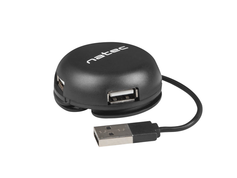 Natec Hub Bumblebee NHU-1330 (4x USB 2.0, Black Colour