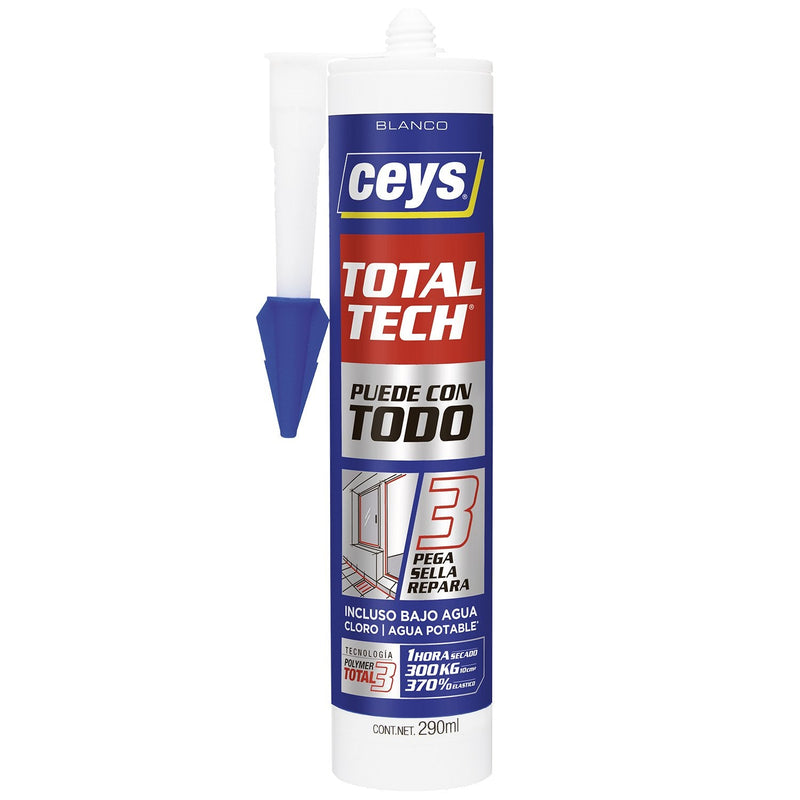 Ceys Total Tech White Cartridge 290ML 507216