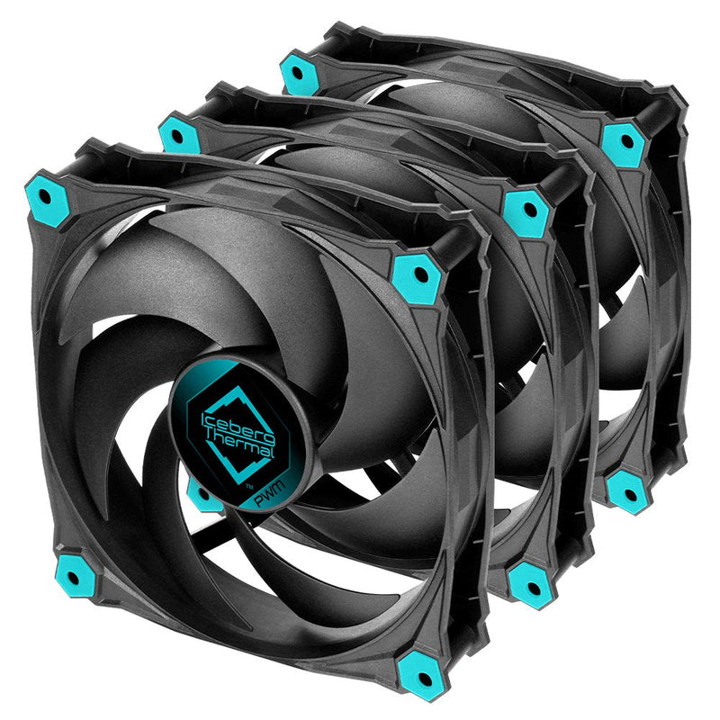 Iceberg Thermal Icegale Silent PWM Pack 3 Fans 120MM