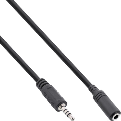 Inline Adapter Audio 4 Pines 2,5MM Male a 4 Pines 3,5MM Female 2M — image 1