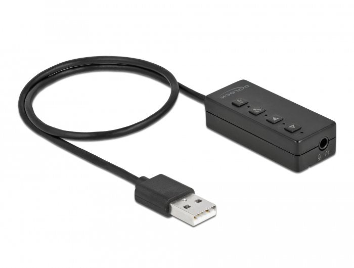 Delock Adapter USB Headphones And Microphone
