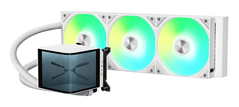 Tryx K Panorama 360 ARGB Aio Refrigeración Líquida, 3D-AMOLED-DISPLAY - 360MM, White