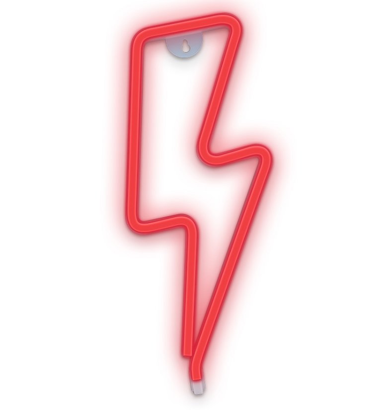Forever Light Neon Light Neon LED Bolt Network Funciona a Batteries And USB