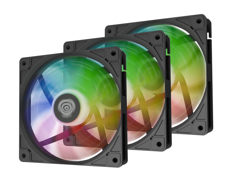 Genesis Fan Oxal 120 ARGB Black Pack 3 Units