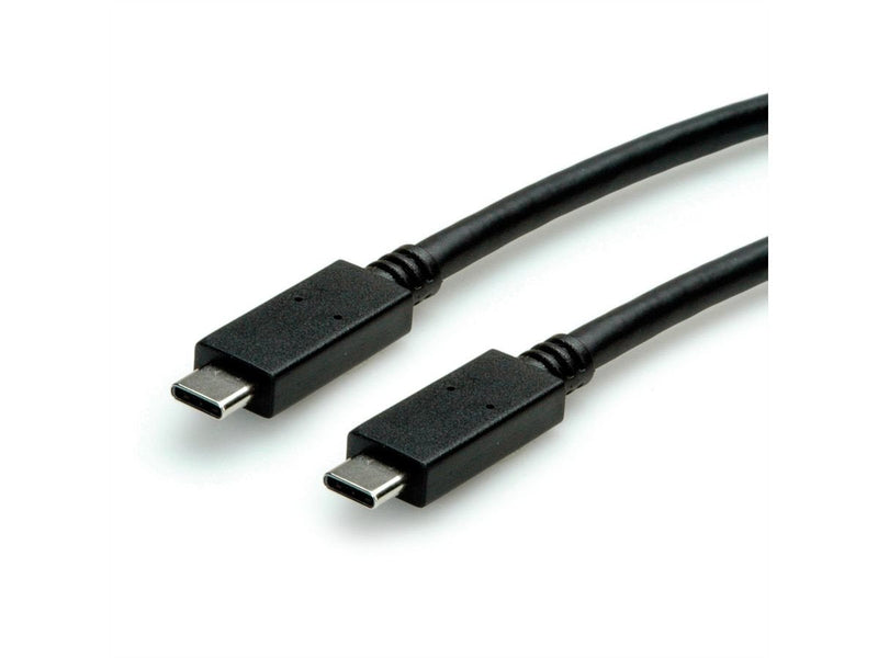 Roline USB 3.2 Gen 2 Cable C-c M 10GBIT S Emark 100W Black 0.5M