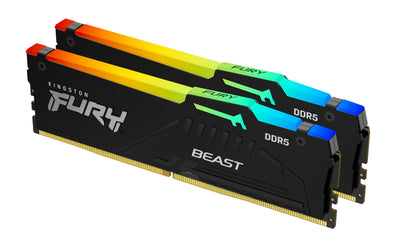 Kingston Memory DDR5 Technology Fury Beast RGB 16GB 2 X 8GB 6000MHZ — image 1