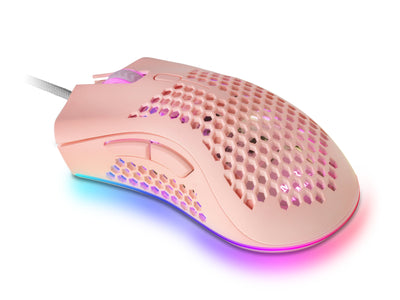 Mars Gaming Mouse Optico Mmex RGB Pink 32000DPI/RGB Chroma/7 Buttons/Software — image 1