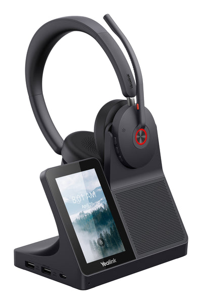 Yealink Headphones Workstation WH68 Wireless And Alámbrico Diadema USB Type-c Bluetooth Black — image 1