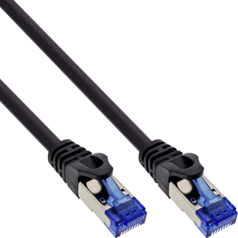 Inline® Network Cable Armoured, U/FTP, CAT.6A, Black, 1.5M