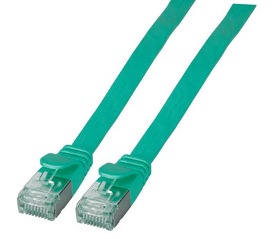 Cable Efb RJ45 Flach Network U FTP, CAT.6A, Pvc, 1.5M, Green — image 1