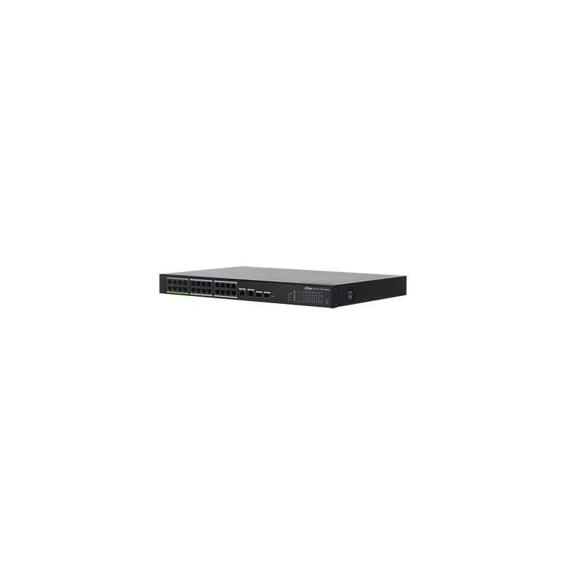 Dahua LR2226-24ET-360 Switch Epoe 24 Ports 10/100 (8 Epoe/Eoc + 16 PoE) + 2 Uplink Combo Gigabit/Sfp 802.3AT 3