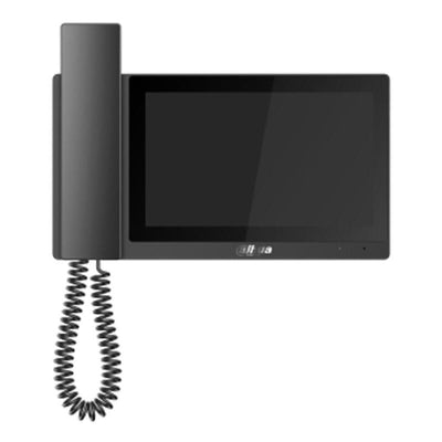 Dahua VTH5421E-H Monitor Indoor 7 Surface Video Doorbell IP Screen Touchscreen PoE SD 6E 1S Alarm Black — image 1