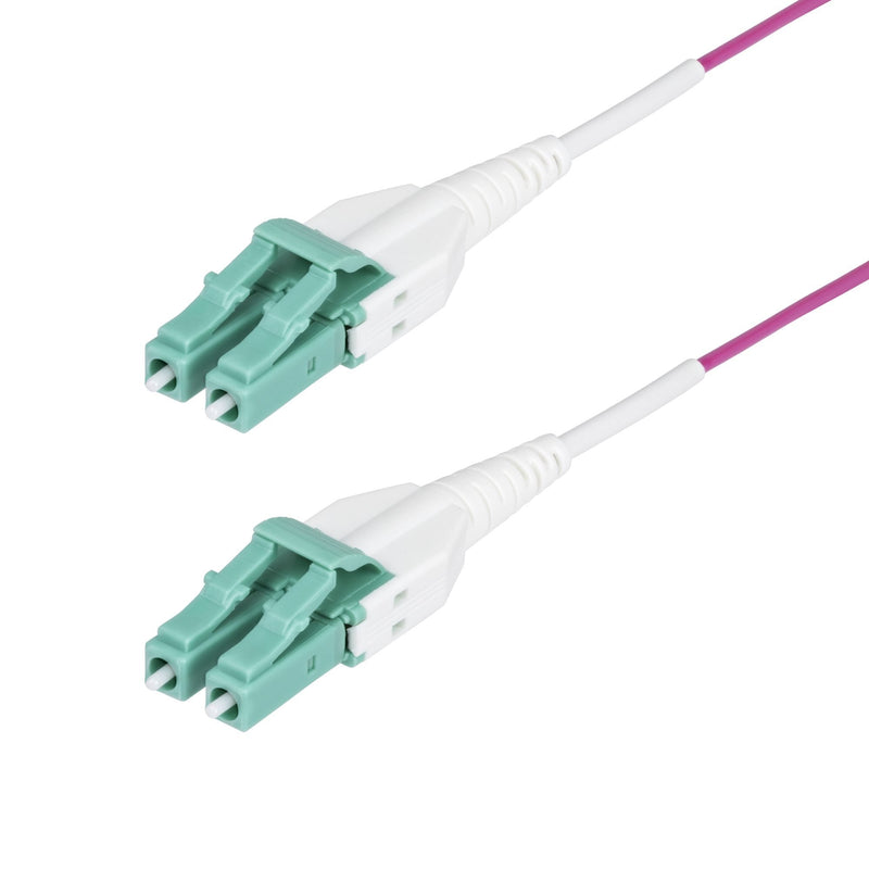 StarTech 40M Lc-lc Upc OM4MULTIMODE Glasfasercable Erika Violett 50 125 40G 100G Uniboot Lwl Network Cable Ofn
