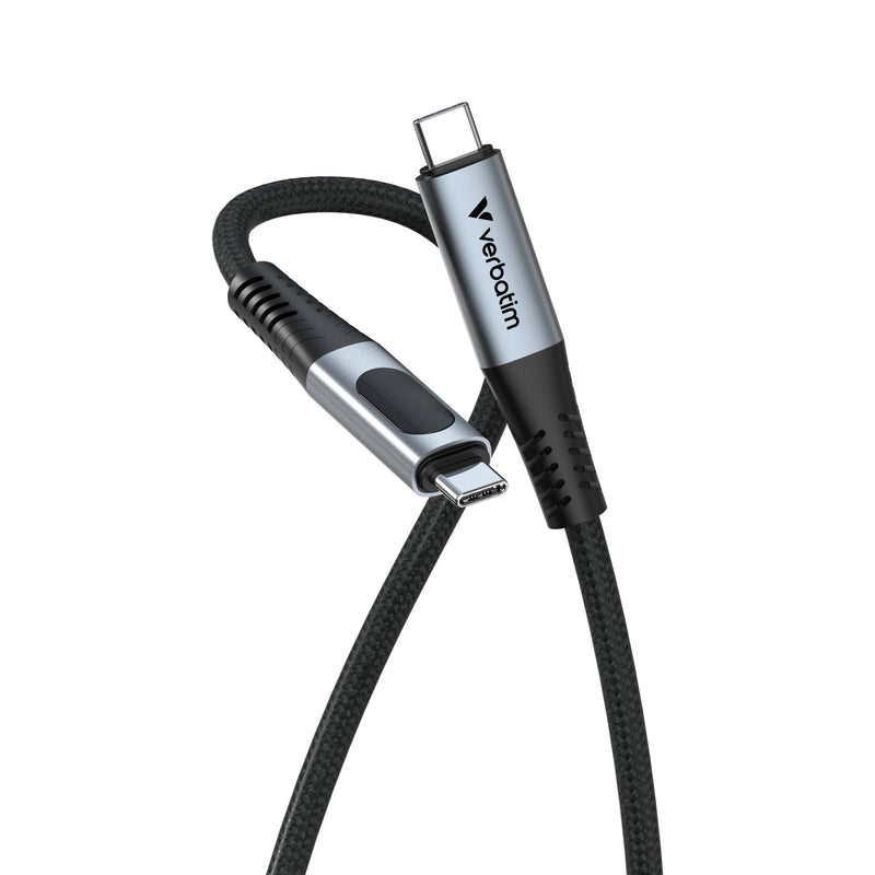 Verbatim 31849 USB Cable USB4 Gen 2X2 1,2M USB C Black
