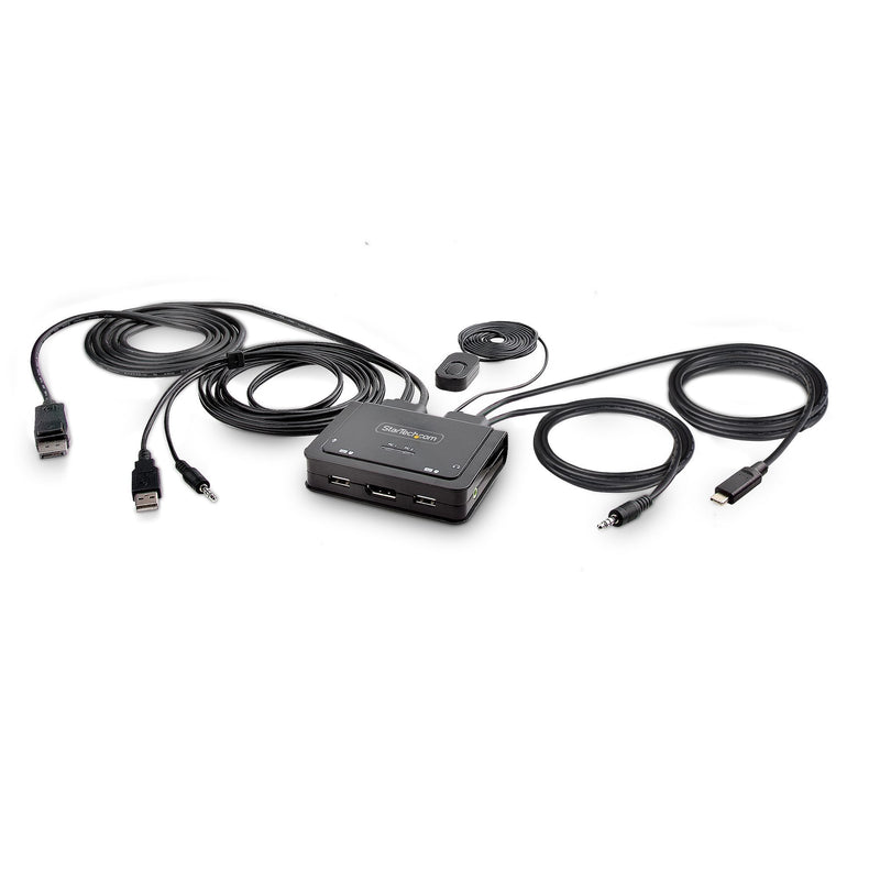StarTech Switch .com C2-D46-UAC-CBL-KVM Switch KVM Black