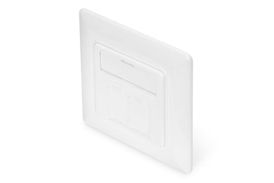 Digitus Panel Front + Frame Installation Multimedia/Keystone, Panel Front White DN-93831 — image 1