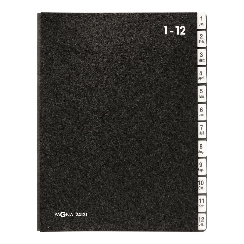 Pagna 24121-04 Folder A4 Cartón Duro, Polipropileno (pp) Black