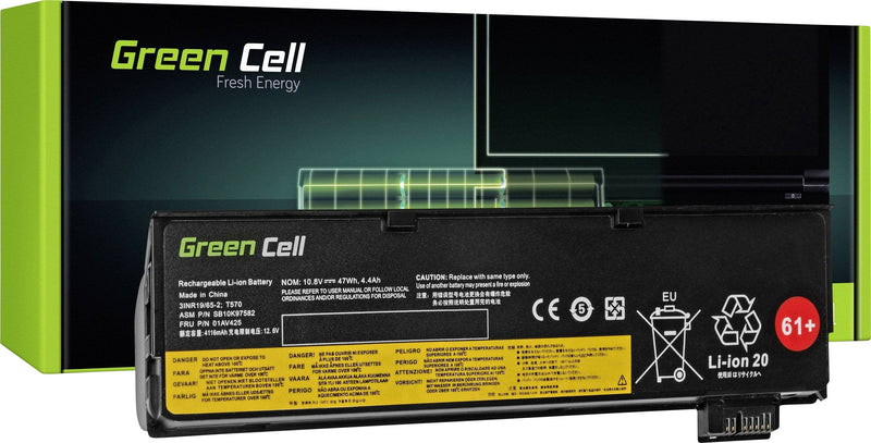 Green Cell Battery Lenovo Thinkpad T470 T570 A475 P51S T25 / 11,1V 4400MAH