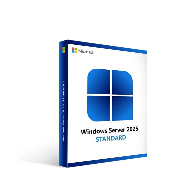 Windows Server 2025 Standard Edition Add LICENSE16CORE No Media/Key Cus Kit