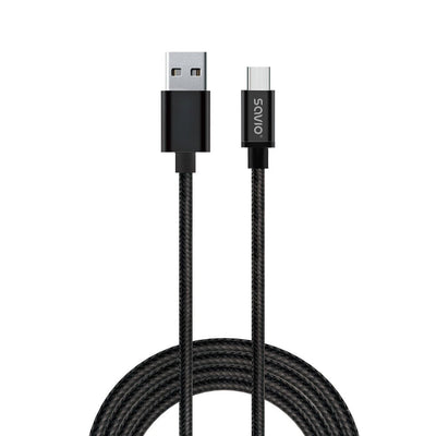 Savio CL-129 USB - USB Type C Cable 2.1A, Braid, 2M — image 1