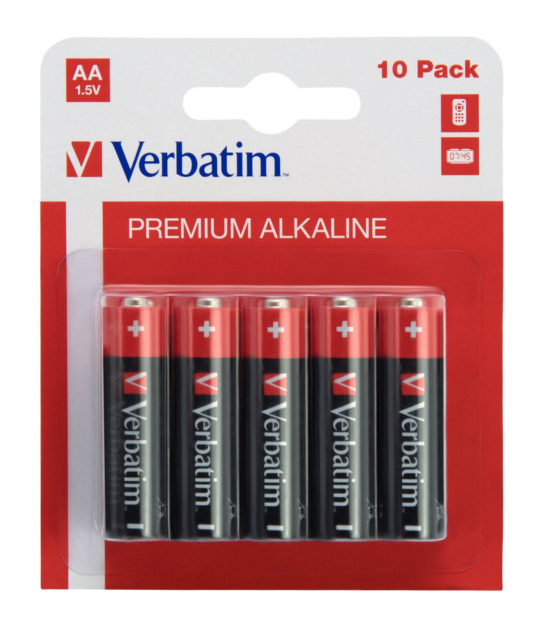 Verbatim Batteries Alcalinas Aa - LR6 - Pack 10 Units