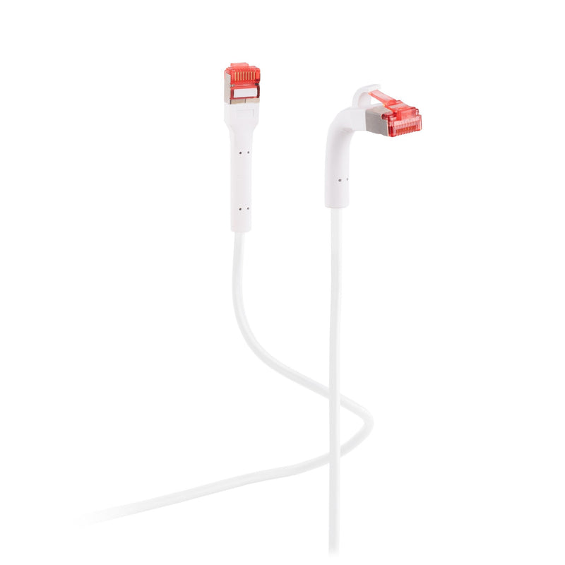 Flexline Network Cable U/FTP CAT.6A With Biegbaren Mecker White 1,5M