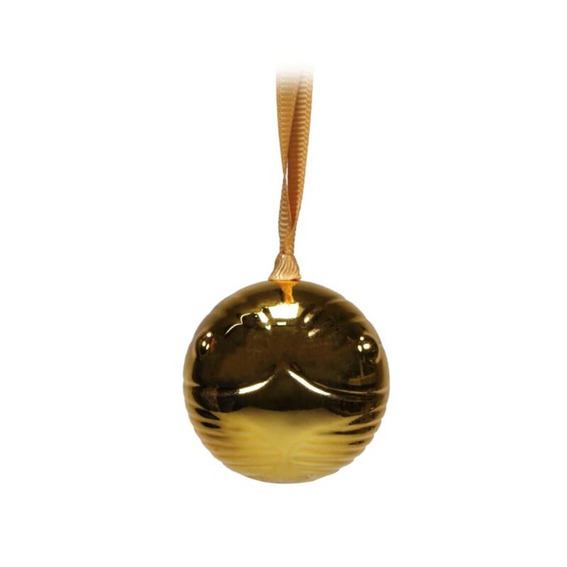 Half Moon Bay Decoracion Christmas Harry Potter Snitch Dorada