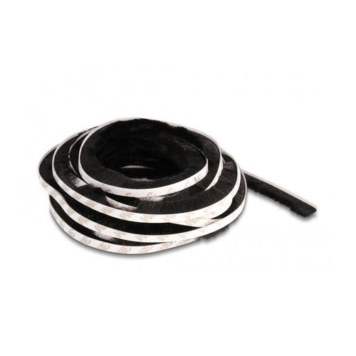 Delock Strip Brush Self-adhesive 15MM - Länge 5M Black — image 1