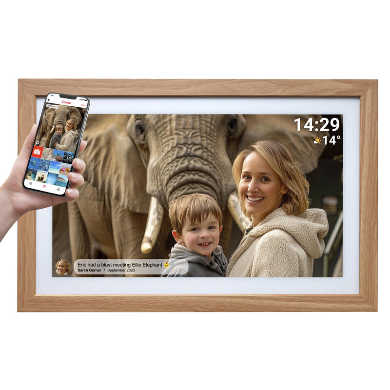 Denver PFF-2162LW Frame Fotográfico Digital Brown Claro 54,6CM (21.5) Screen Touchscreen Wi-Fi