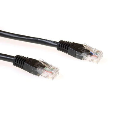 Black 10 Meter U UTP CAT.6A Patch Cable With RJ45 Connectors — image 1