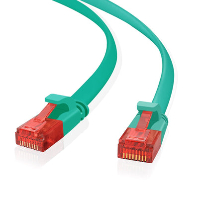 Helos Ultra Slim Network Cable U/UTP CAT.6 Green 7,5M — image 1