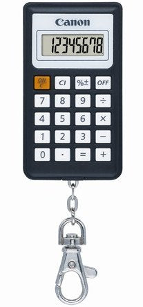 Canon Calculator KC-30 Black Keyring Metallic / 8 Dígitos / Apagado Automatic — image 1