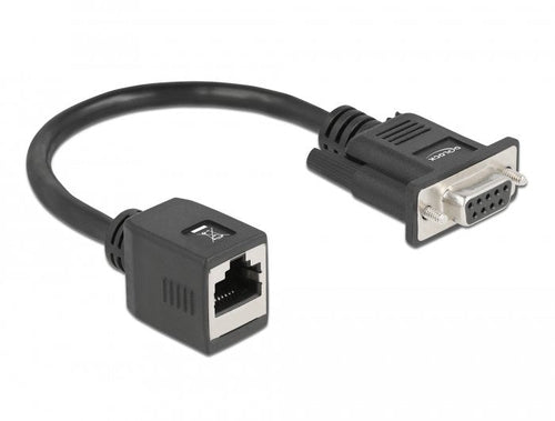 Delock Serie RS-232/422/485 Adapter DB9 Female a RJ45 Female — image 1