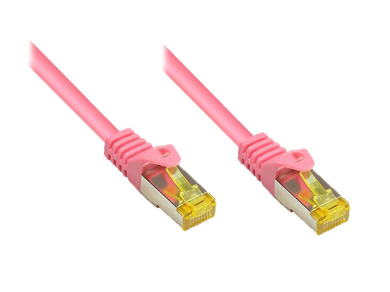 Good Connections Network Cable M. CAT.7 Rohk. Magenta 10M
