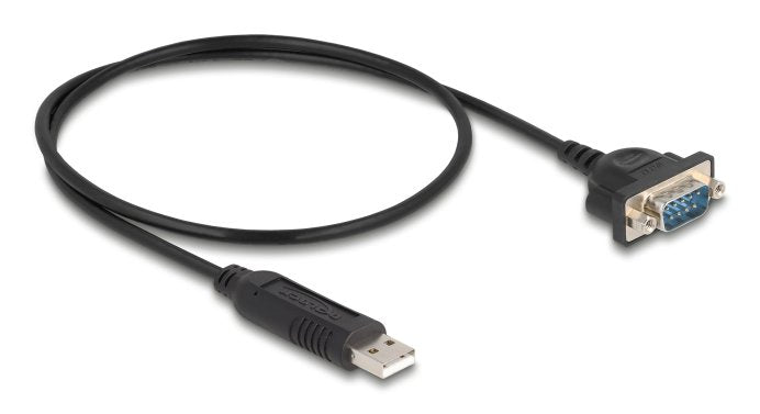 Delock USB RS-232 Adapter USB 2.0A D-sub 9 Connector Male With Tuercas Kompaktem Seriellen Housing Connector 5