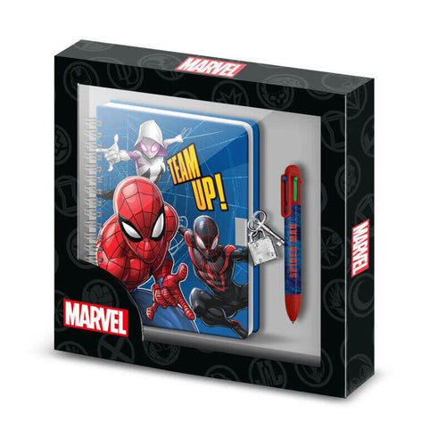 Diario + Pen Spiderrman Marvel — image 1