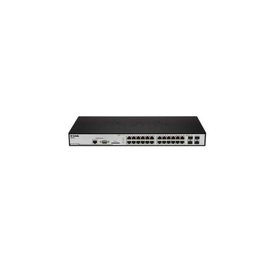 Dlink DGS-3200-24 Tape Measure Ethernet Xstack 20-PORT 10/100/1000Mbps Gigabit Managed Layer 2 Switch + 4-PORT — image 1
