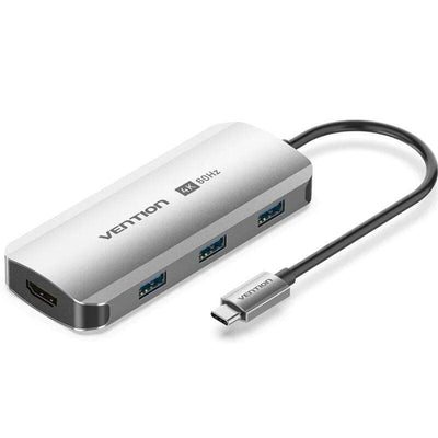 Vention Docking USB Type-c Tqdhb 1x HDMI 4K 3x USB 1x USB Type-c Pd Grey — image 1