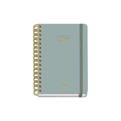Dohe Planner School Premium A5 Espiral Double DP Cartón Forrado Green 2026-2027 — image 1